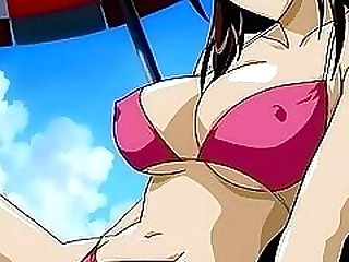 Anime sex slave in ropes pussy drilled hard in group