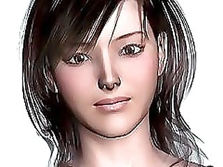 Anime beauty spreading widely and showing cunt