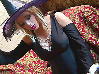Witches Daisy Marie and Romana Ryder pleasuring stiff schlongs